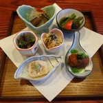 ゆうがた - 前菜6点盛りが凄い！