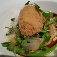 ラトリエ ドゥ ジョエル・ロブション - 前菜　半熟卵カダイフ揚げ