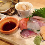 感菜酒房 二蔵 - 鮮魚の盛り合わせ