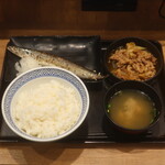 吉野家 - 料理写真:牛さんま定食 大盛
