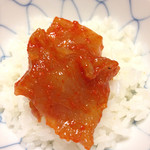Hachikian - 鶏明太
                        ご飯が止まらない。絶妙な辛味と塩加減。