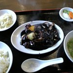 加納食堂 - 黒酢入り酢豚