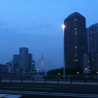 RESTAURANT LUKE with SKY LOUNGE - 佃大橋から、リバーシティ方向