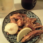 元祖立ち飲み屋 - 2015/06/01 げそ揚げ180円