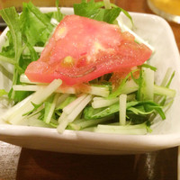 全家福 新館 - ミニサラダは水菜