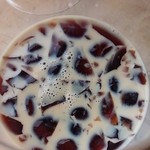 水出しコーヒーゼリーで作ったカフェオレをアップしてみた♡