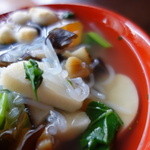 たけだ - こづゆは前回より椎茸の風味が強い感じです