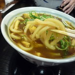 洛中おうどん げた屋 - カレーうどんの麺