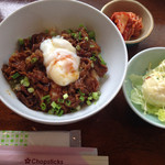 ポジティブカフェ - 牛カルビ丼