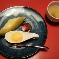 三嶋亭 本店 - さくらんぼのゼリーが可愛らしい