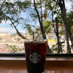 スターバックスコーヒー - ドリンク写真:■Tall アイス コーヒー　¥455
　店内ｸﾞﾗｽ (+0円)