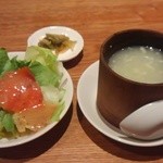 四川厨房 美 - スープ・サラダ・ザーサイ