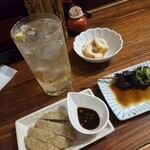 大衆食堂 さんさん亭 - 『ちょい飲みセット』福で。