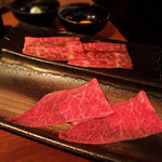 生粋 - だしミスジ・ザブトンのすき焼き