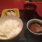 にくの匠 三芳 - 2015/6_御食事セット