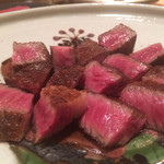 にくの匠 三芳 - 2015/6_近江牛ロースステーキ