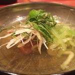 にくの匠 三芳 - 2015/6_お椀：ハラミのうま煮と賀茂茄子、ミョウガを効かせて