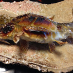 比良山荘 - 子持ち鮎の塩焼き