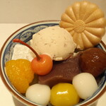 菊丸 - 料理写真:和栗あんみつ　￥900