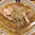 大島 - 塩チャーシュー味玉トッピング（ネギ抜き）