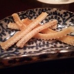 鮨 波やし - (6/5)穴子骨せんべい