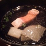鮨 波やし - (6/5)金目のスープ仕立て