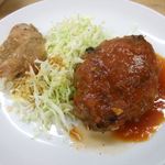 れすとらん岬 - 料理①ハンバーグ、チキンソテー