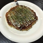 おかげ - 広島流まぜ焼き、600円ふわふわお好み焼きです。