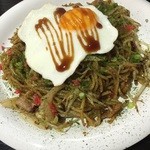 おかげ - 広島流焼きそば、500円です。