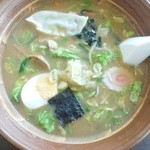 自由軒 - ニンニクみそラーメン