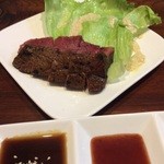 おにくやちゃんバー - 加古川牛　ランプステーキ＾－＾Ｖ