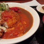 博多 慶州 - チキン南蛮とカレーのハーフ＆ハーフ(900円)