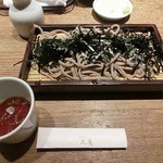 手打そば大庵 - のりの風味が濃い！