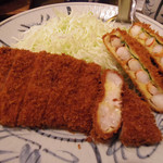 百年亭 - ロースかつ＋えびかつ