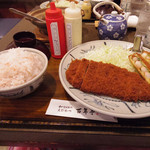 百年亭 - ロースかつ＋えびかつ