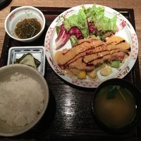 食幹 渋谷 - 肉御膳　ポークステーキ