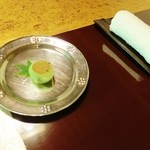 八勝館 - 和菓子〝茶通”が供され☆