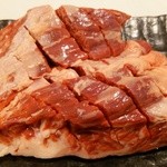 炭火ホルモン焼き まるかん - 【限定メニュー】漢のハラミステーキ