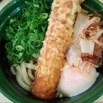 Muten Kura Zushi - 冷やしぶっかけちく天うどん280円（税抜）