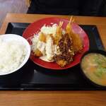 かつや - 料理写真:海老トリプル定食1089円