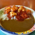 ウインドベル - エビチリ、モッツァレラ カレー