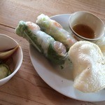 マウンテン＊マウンテン - アジアンプレートセットの生春巻き