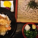 いとう - ミニ天丼定食 ¥750