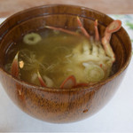 すし処金太郎 - 海老風味の味噌汁