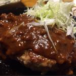 ちせん - デミグラスソースの手ごねハンバーグ