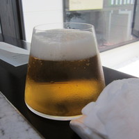 日本料理 TOBIUME - ビールは富士山グラス