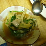 大阪城 - もつ鍋小皿に