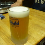 大阪城 - 生ビール中一杯目