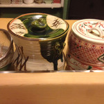 うを徳 - 2015年5月下旬。魯山人作のガリ入れ。