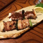 谷中ときわ - 焼き豚串（500円）